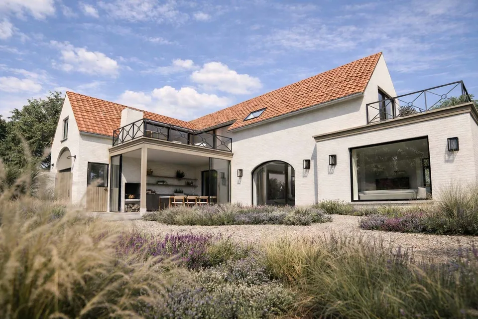 Pastorie-woning in Beernem ontworpen door J.A.N Plus Architecten