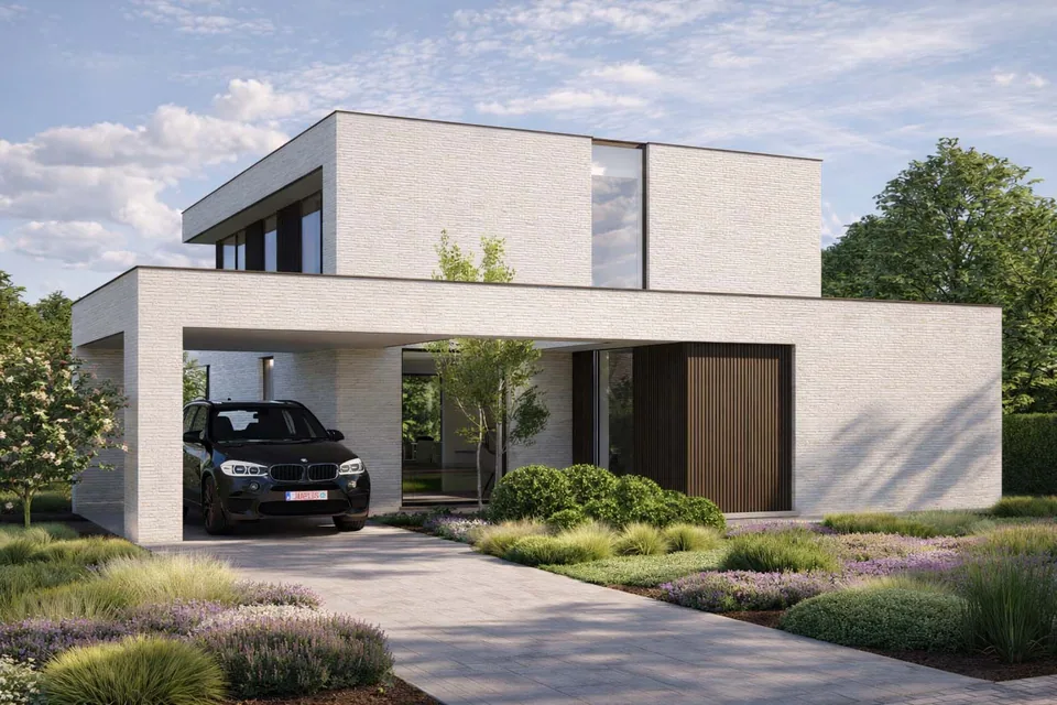 Nieuwbouwwoning in Dentergem door J.A.N Plus Architecten