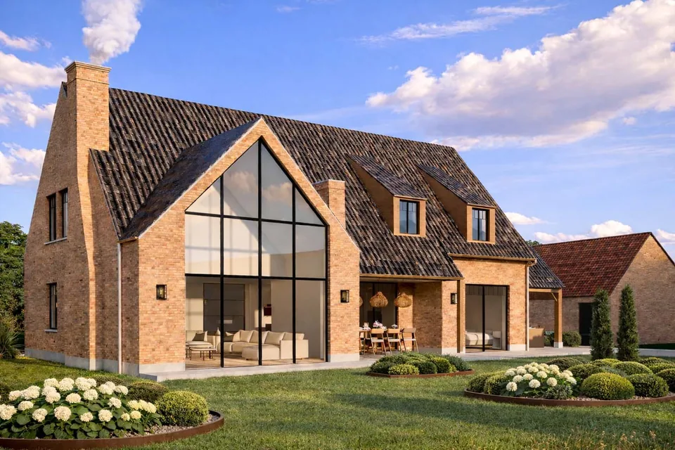 Nieuwbouwwoning in Zerkegem (Jabbeke) door J.A.N Plus Architecten