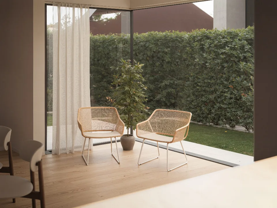 Interieur van de gerenoveerde woning in Knokke-Heist