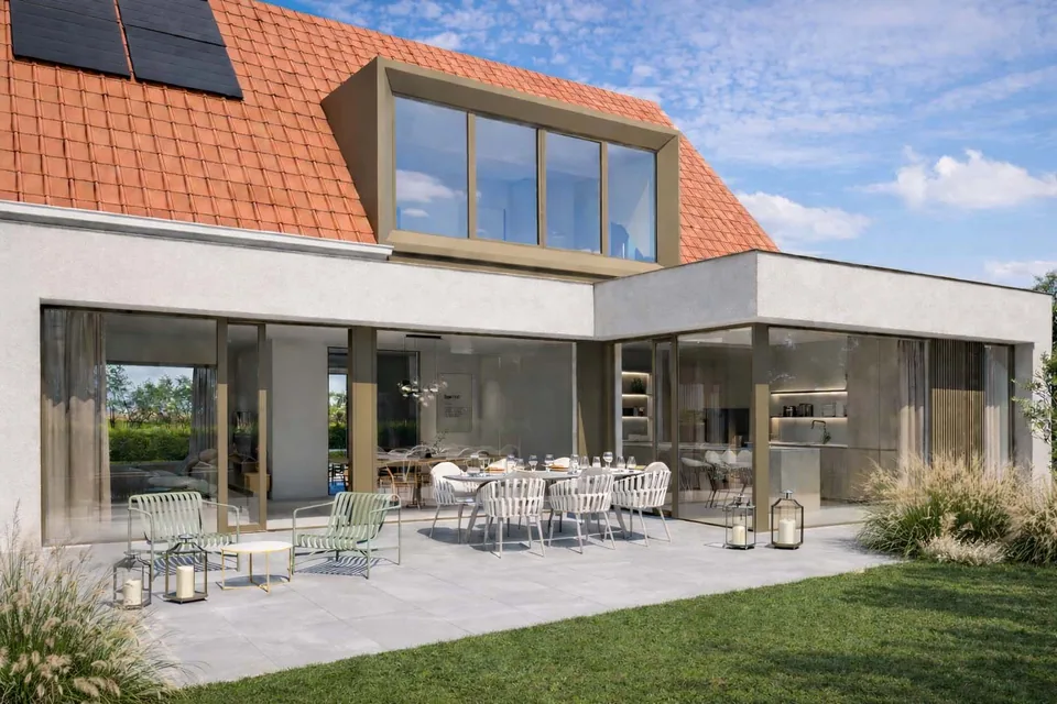 Achtergevel woningverbouwing De Haan aan de kust